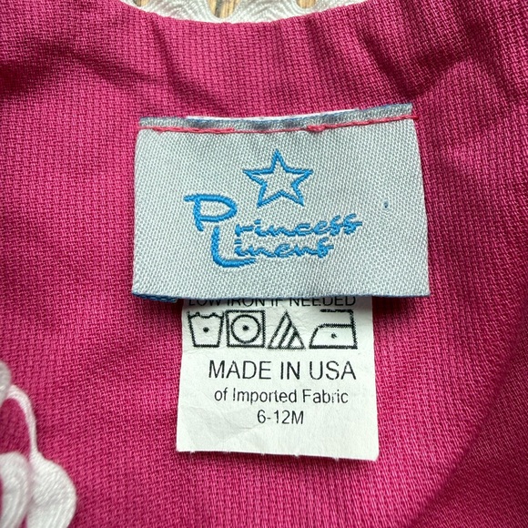 Princess Linens Ric Rac Apron Dress 6-12 Months - Picture 5 of 6